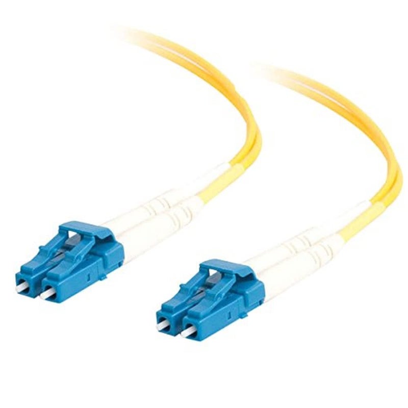 Legrand - C2G LC to LC Fiber Optic Cable, 9/125 Fiber Optic Cable, Yellow Fiber Cable, 3 Meter (9.8 Feet) OS2 Single-Mode Cable, Fiber Patch Cable, 1 Count, C2G 28758